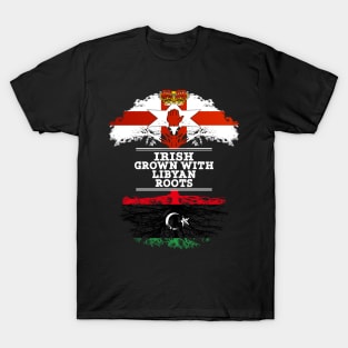 Northern Irish Grown With Libyan Roots - Gift for Libyan With Roots From Libya T-Shirt